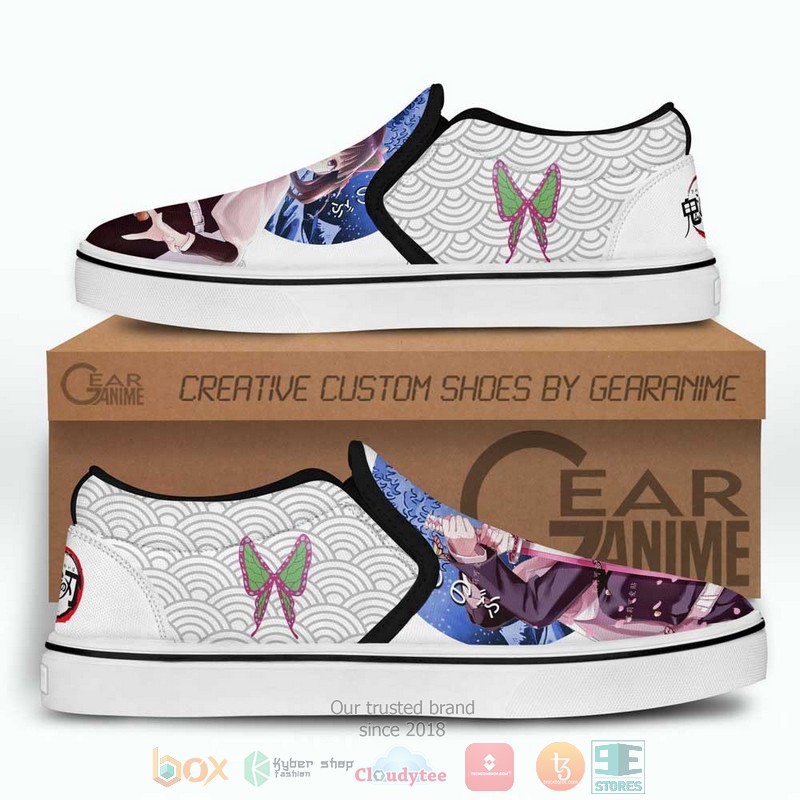 Kanao Tsuyuri Anime Demon Slayer Slip-On Sneaker Shoes 3 Kanao Tsuyuri Anime Demon Slayer Slip On Shoes 1 2