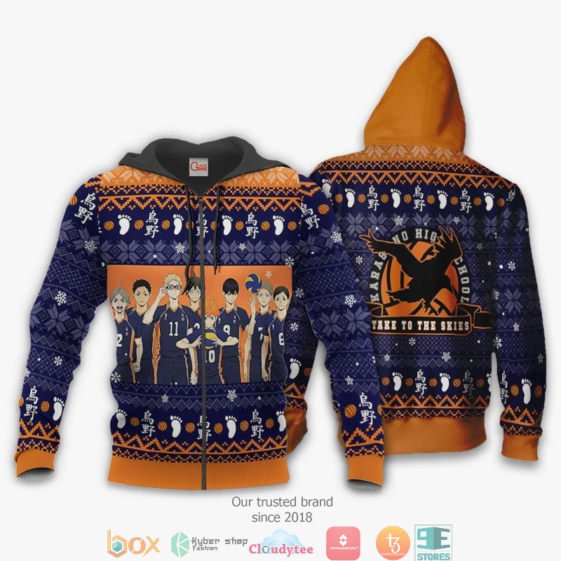 Karasuno Haikyuu Anime 3d shirt hoodie 1