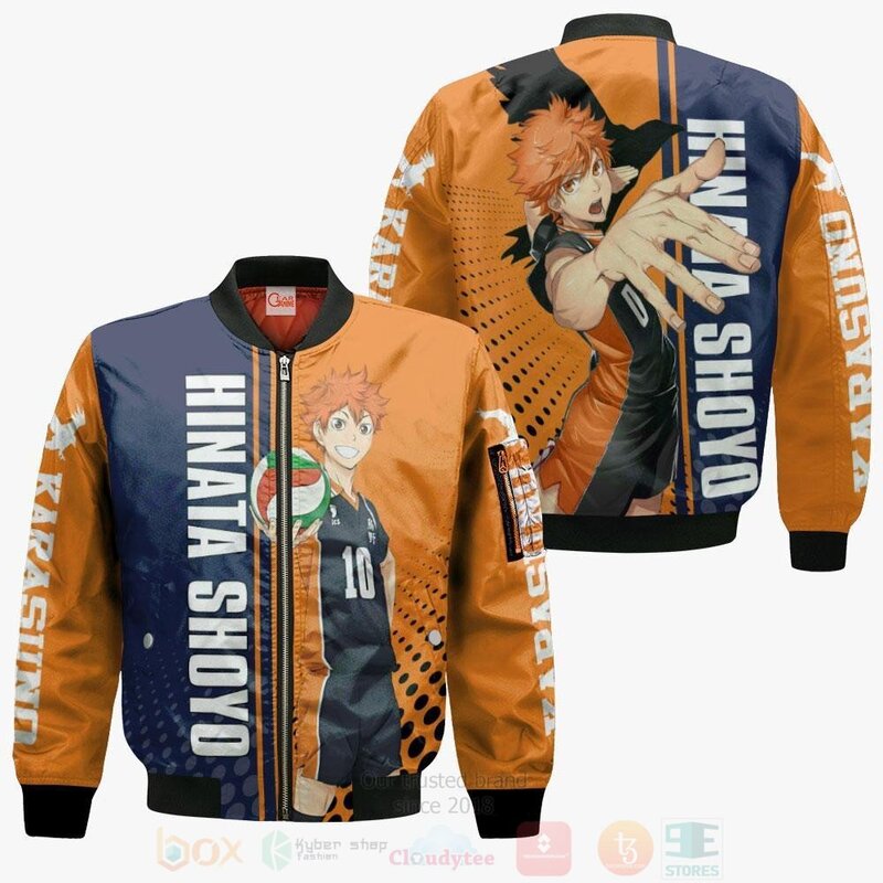 BEST Karasuno Hinata Shoyo Haikyuu Custom Anime 3D Hoodie, T-Shirt 4 Karasuno Hinata Shoyo Haikyuu Custom Anime 3D Hoodie Shirt 1 2 3