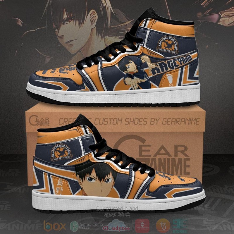 Karasuno Kageyama Tobio Haikyuu Anime Air Jordan High Top Sneaker Shoes 8 Karasuno Kageyama Tobio Haikyuu Anime Air Jordan High Top Shoes