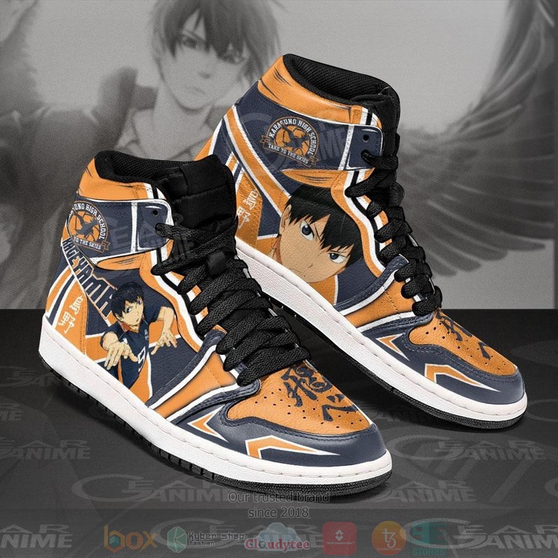 Karasuno Kageyama Tobio Haikyuu Anime Air Jordan High Top Sneaker Shoes 2 Karasuno Kageyama Tobio Haikyuu Anime Air Jordan High Top Shoes 1