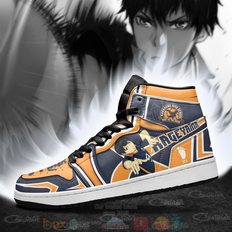 Karasuno Kageyama Tobio Haikyuu Anime Air Jordan High Top Sneaker Shoes 3 Karasuno Kageyama Tobio Haikyuu Anime Air Jordan High Top Shoes 1 2