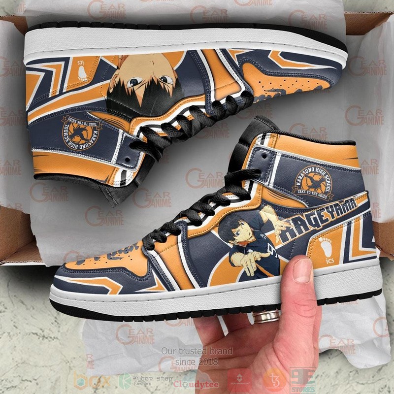 Karasuno Kageyama Tobio Haikyuu Anime Air Jordan High Top Sneaker Shoes 4 Karasuno Kageyama Tobio Haikyuu Anime Air Jordan High Top Shoes 1 2 3