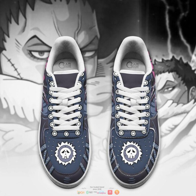 Katakuri Trident Anime One Piece Nike Air Force Sneaker Shoes 4 Katakuri Trident Anime One Piece Nike Air Force Shoes 1 2 3