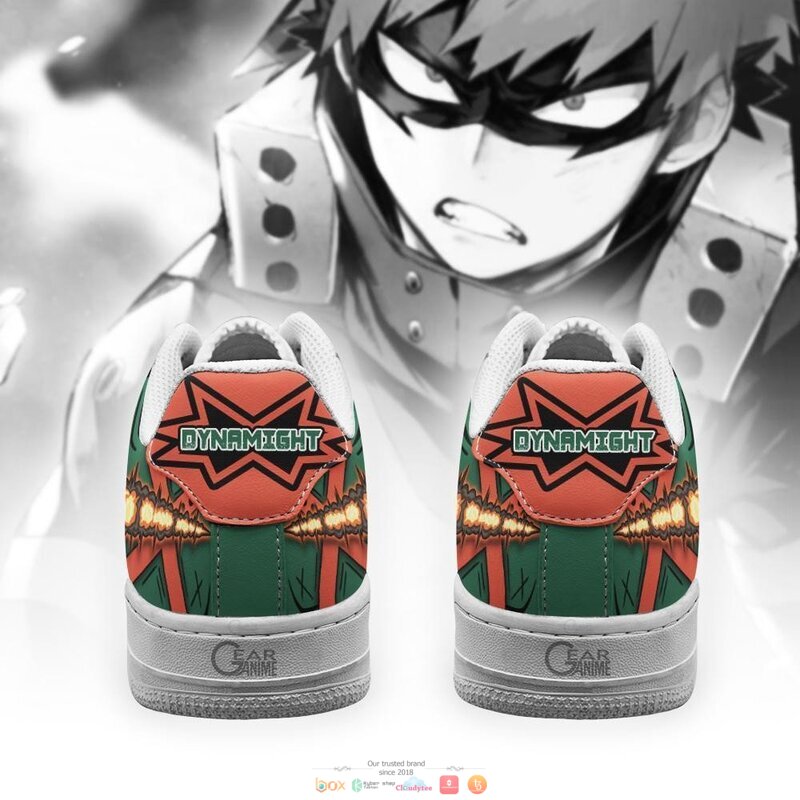 Katsuki Bakugo Dynamight My Hero Academia Anime Nike Air Force Sneaker Shoes 3 Katsuki Bakugo Dynamight My Hero Academia Anime Nike Air Force Shoes 1 2