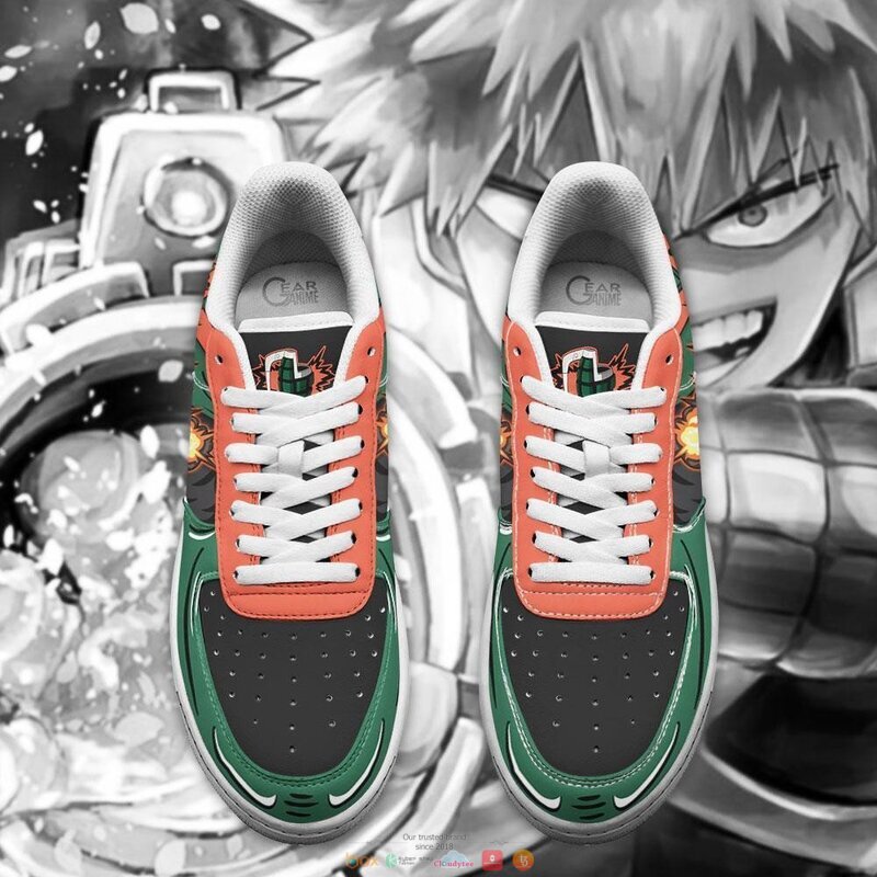 Katsuki Bakugo Dynamight My Hero Academia Anime Nike Air Force Sneaker Shoes 4 Katsuki Bakugo Dynamight My Hero Academia Anime Nike Air Force Shoes 1 2 3