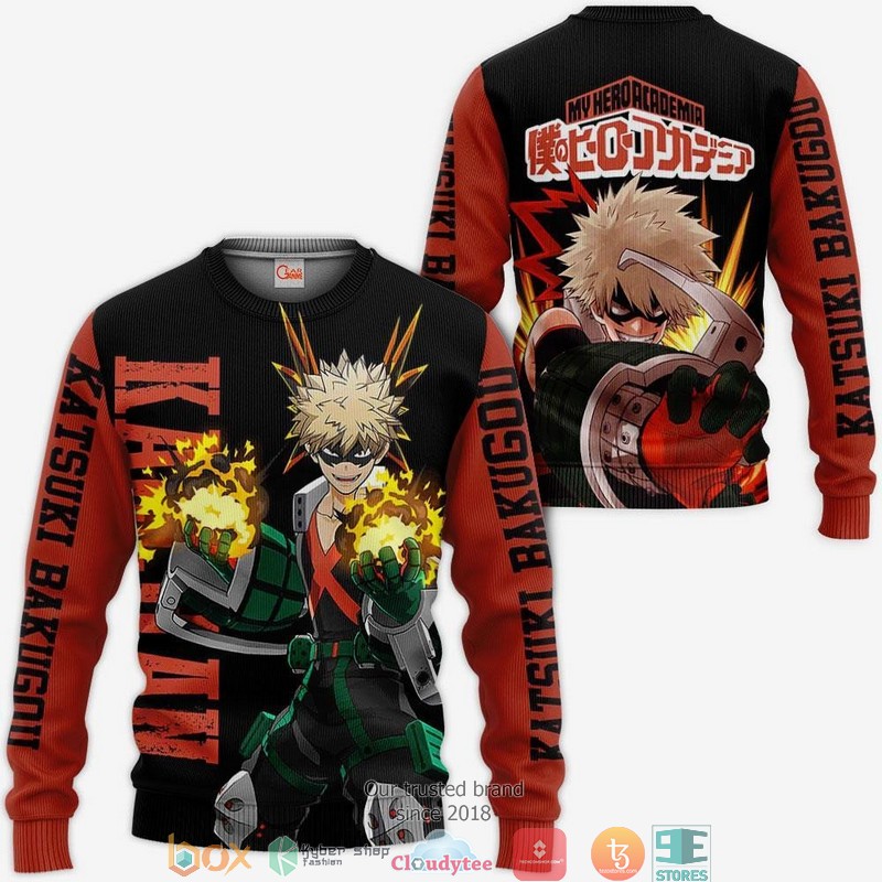 Katsuki Bakugo Kacchan MHA Anime 3d shirt hoodie 1