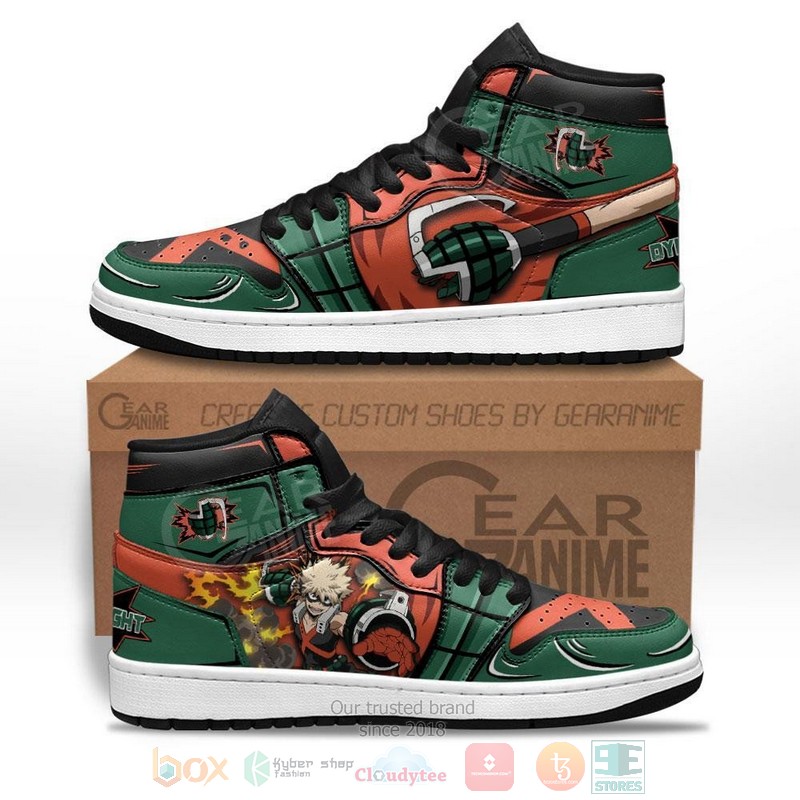 Katsuki Bakugo My Hero Academia Anime Air Jordan high top shoes