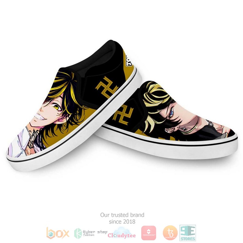 Kazutora Hanemiya Anime Tokyo Revengers Slip On Shoes 1