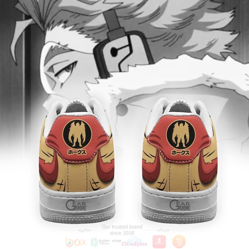 Keigo Takami Air Hawks My Hero Academia Anime Nike Air Force Shoes 3 Keigo Takami Air Hawks My Hero Academia Anime Nike Air Force Shoes 1 2