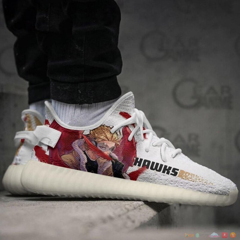 Keigo Takami Hawks BNHA My Hero Academia Anime yeezy shoes 4 Keigo Takami Hawks BNHA My Hero Academia Anime yeezy sneaker 1 2 3