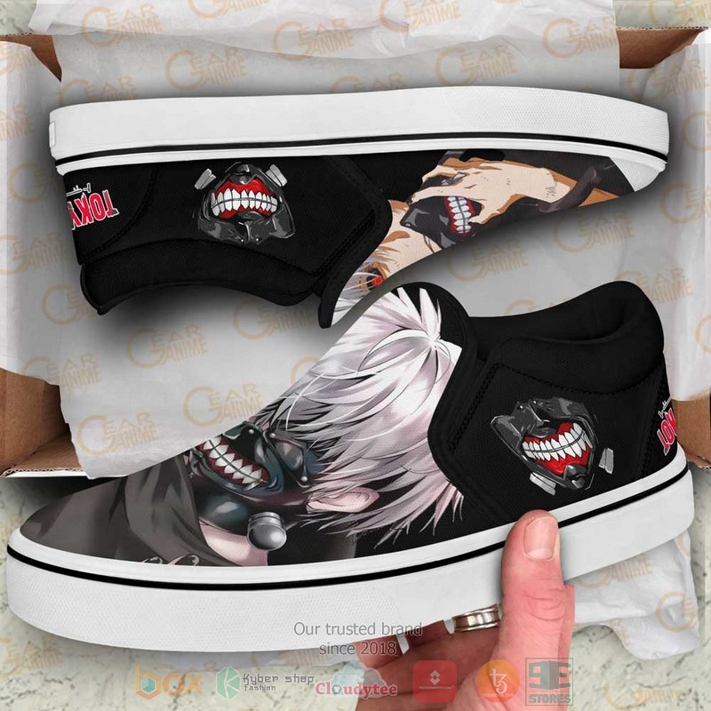 Ken Kaneki Anime Tokyo Ghoul Slip On Shoes 1