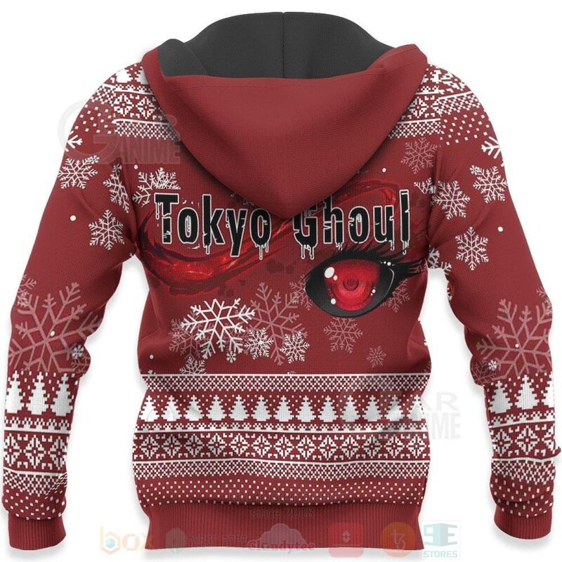 BEST Ken Kaneki Cool Tokyo Ghoul Anime 3D Hoodie, T-Shirt 4 Ken Kaneki Cool Tokyo Ghoul Anime 3D Hoodie Shirt 1 2 3