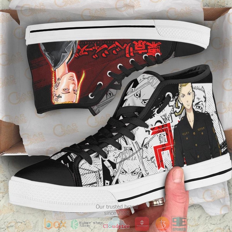 Ken Ryuguji Tokyo Revengers High Top Canvas Shoes 1