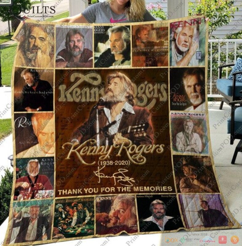 Kenny Rogers 1938 2020 Thank You For The Memories Quilt