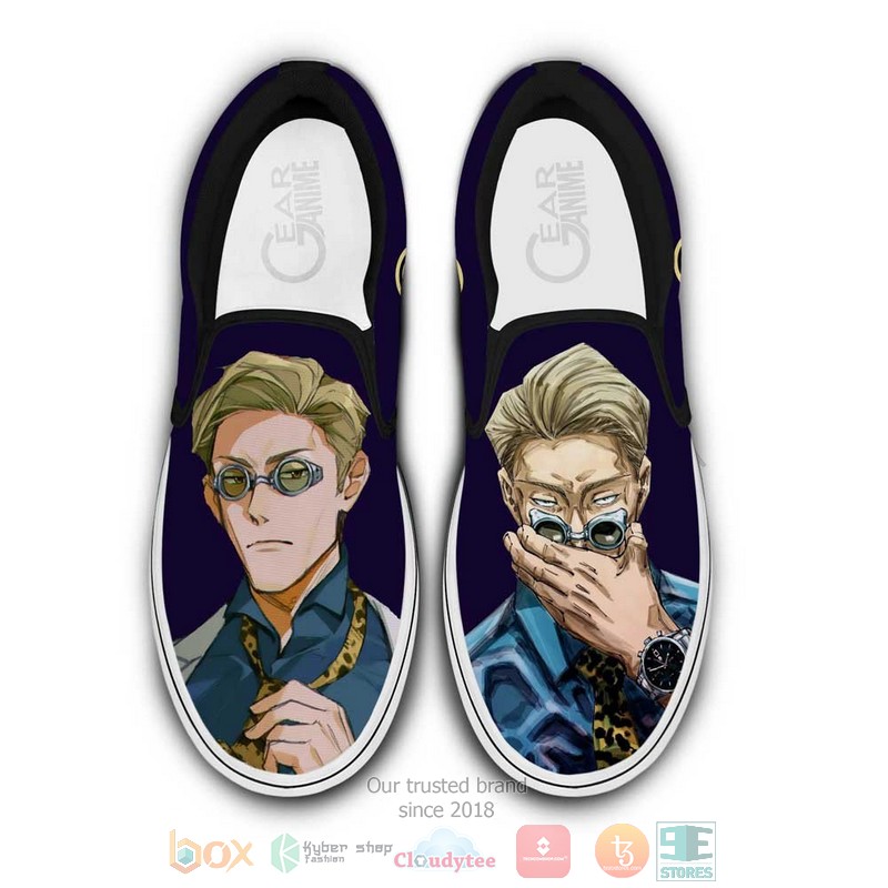Kento Nanami Anime Jujutsu Kaisen Slip On Shoes