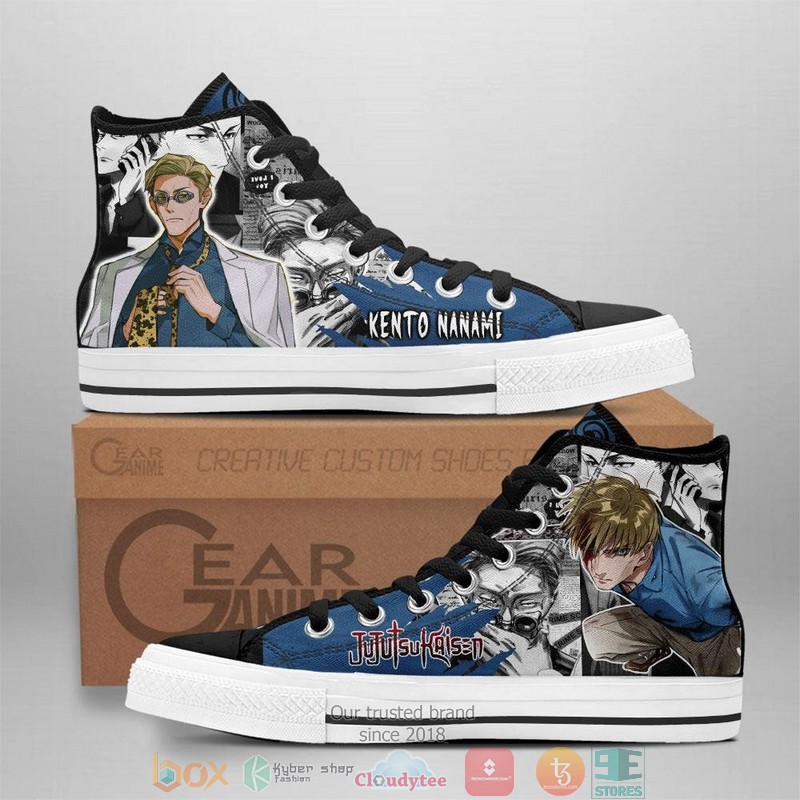Kento Nanami Jujutsu Kaisen High Top Canvas Shoes