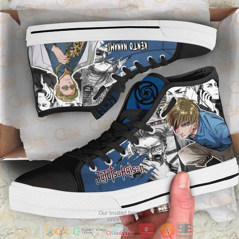 Kento Nanami Jujutsu Kaisen High Top Canvas Shoes 1