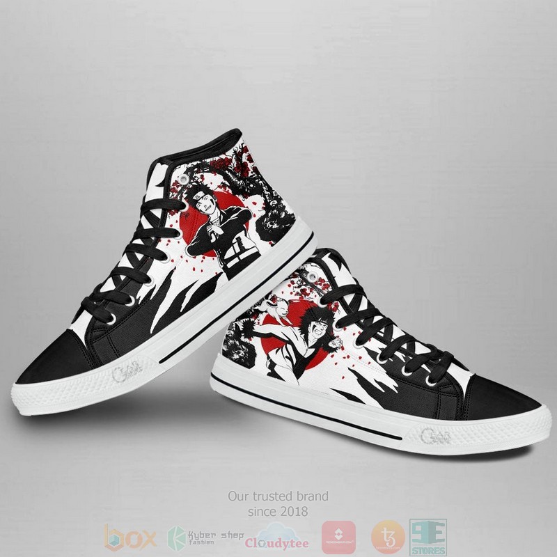 Kiba Inuzuka Naruto Anime Japan Style Canvas High Top Sneaker Shoes 3 Kiba Inuzuka Naruto Anime Japan Style Canvas High Top Shoes 1 2