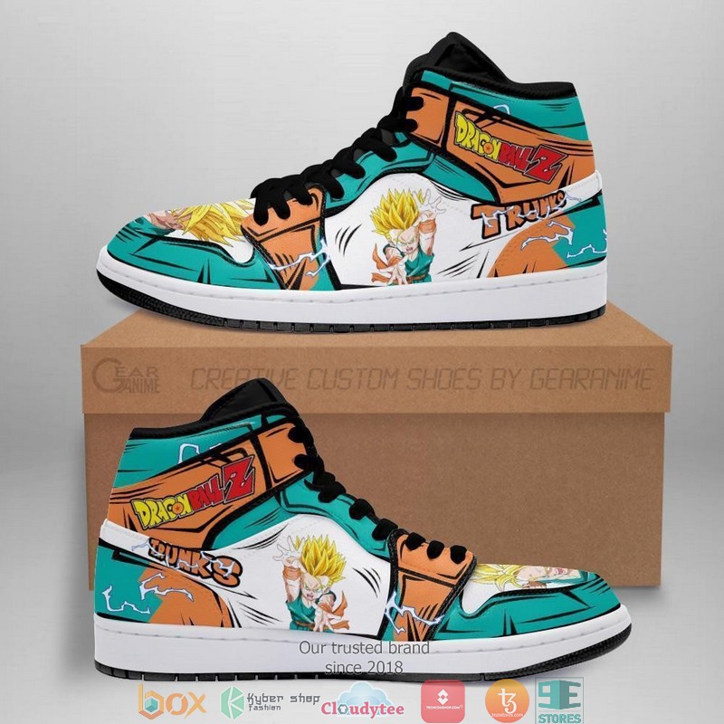 Kid Trunks Anime Dragon Ball Air Jordan High Top Shoes