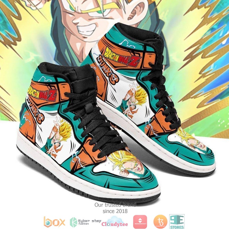 Kid Trunks Anime Dragon Ball Air Jordan High Top Shoes 1