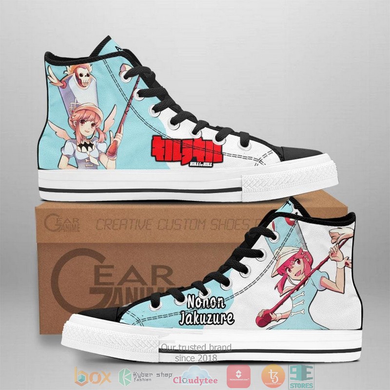 Kill la Kill Nonon Jakuzure High Top Canvas Shoes 1 Kill la Kill Nonon Jakuzure High Top Canvas Shoes