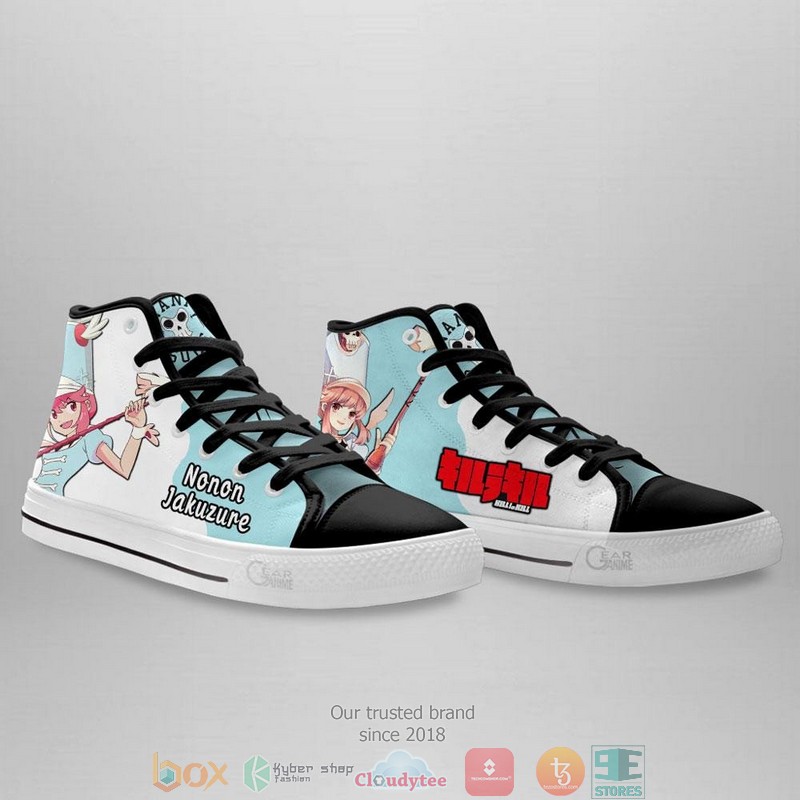 Kill la Kill Nonon Jakuzure High Top Canvas Shoes 7 Kill la Kill Nonon Jakuzure High Top Canvas Shoes 1 2 3 4 5 6