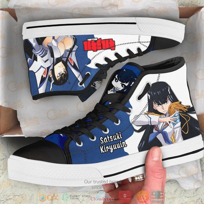 Kill la Kill Satsuki Kiryuuin High Top Canvas Shoes 1