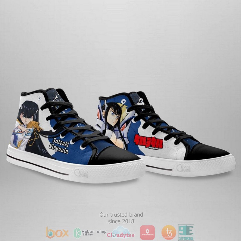 Kill la Kill Satsuki Kiryuuin High Top Canvas Shoes 4 Kill la Kill Satsuki Kiryuuin High Top Canvas Shoes 1 2 3