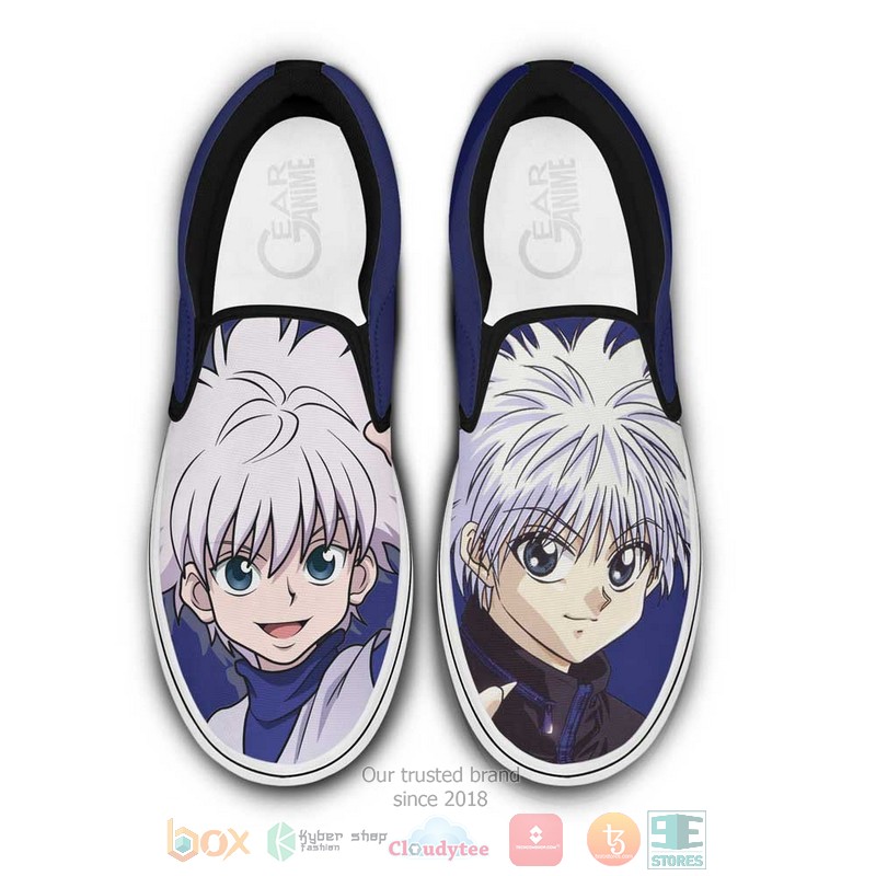 Killua Anime Hunter x Hunter Slip On Shoes