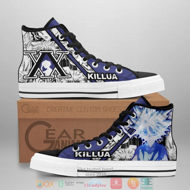 Killua Godspeed Hunter X Hunter High Top Canvas Shoes
