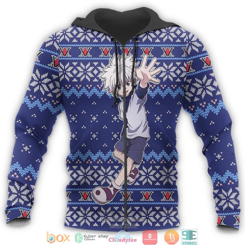 Killua Hunter X Hunter Anime 3d shirt hoodie 1 2 3 4 5 6