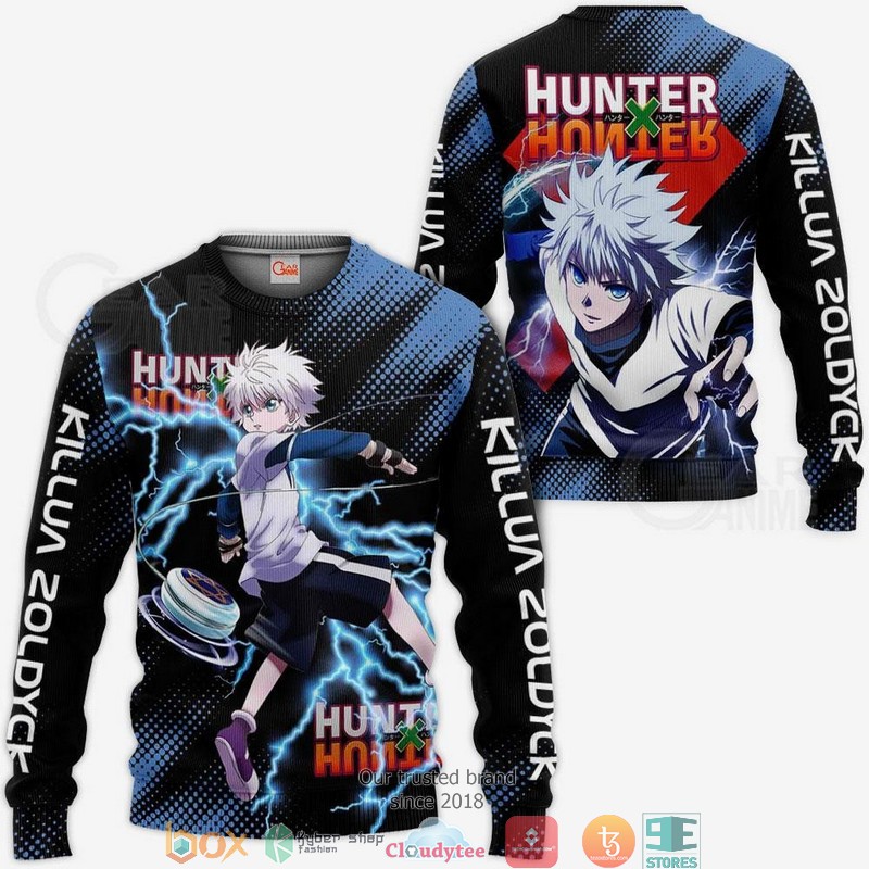 Killua Zoldyck Hunter X Hunter Anime 3d shirt hoodie 1