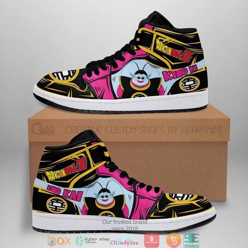 King Kai Anime Dragon Ball Air Jordan High Top Shoes