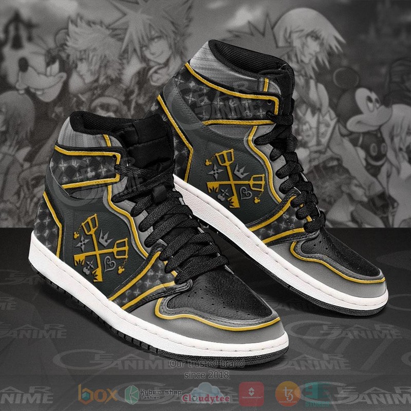 Kingdom Hearts Anime Air Jordan high top Sneaker Shoes 2 Kingdom Hearts Anime Air Jordan high top shoes 1