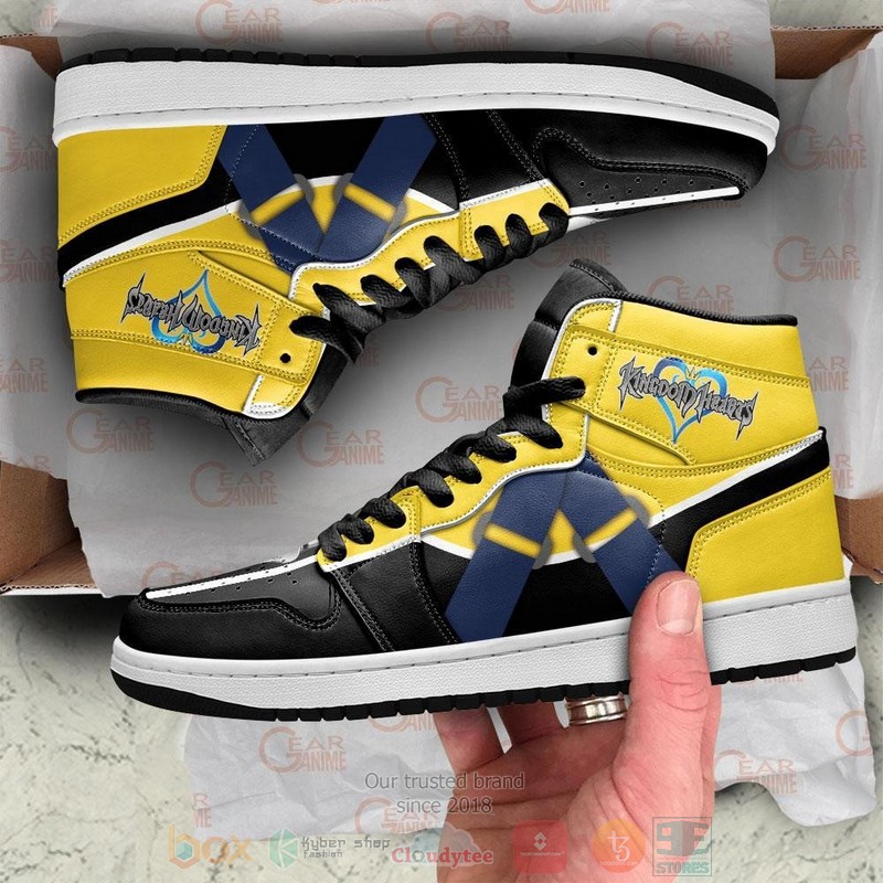 Kingdom Hearts Sora Uniform Anime Air Jordan high top shoes 1 2 3