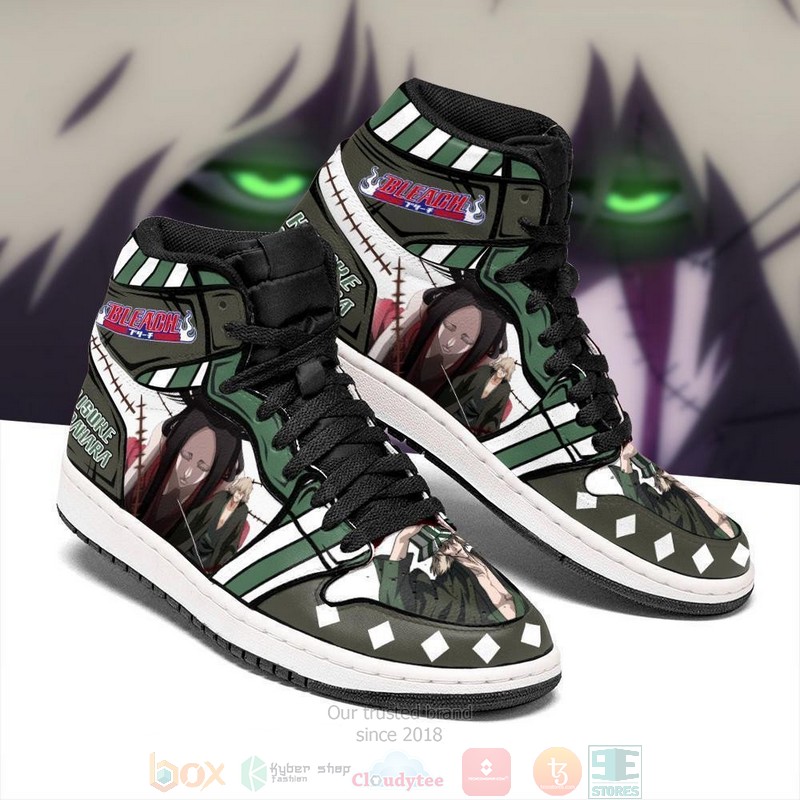 Kisuke Urahara Bankai Bleach Anime Air Jordan High Top Sneaker Shoes 2 Kisuke Urahara Bankai Bleach Anime Air Jordan High Top Shoes 1