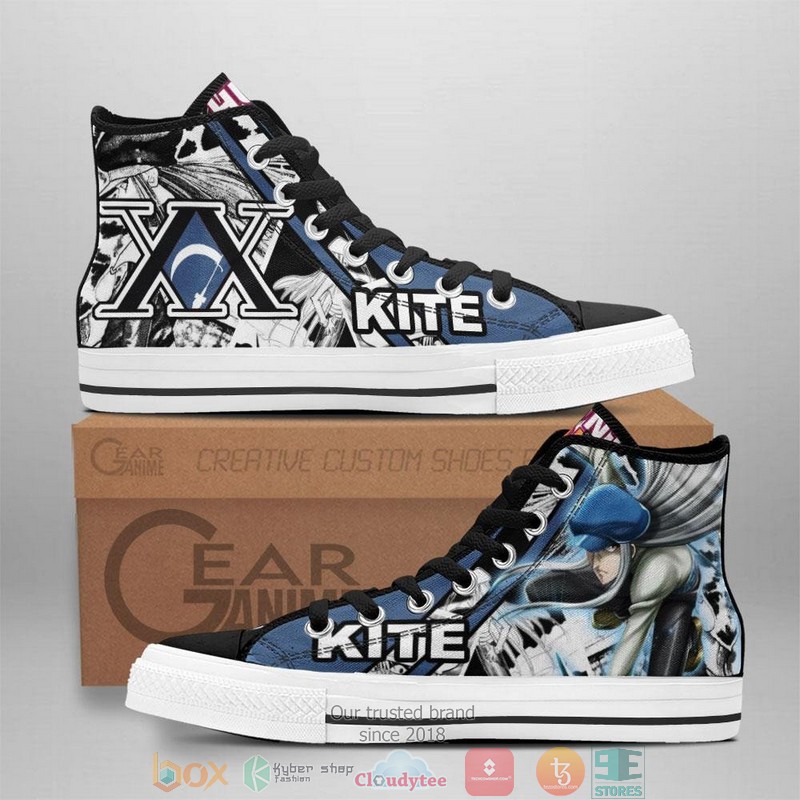 Kite Kaito Hunter X Hunter High Top Canvas Shoes