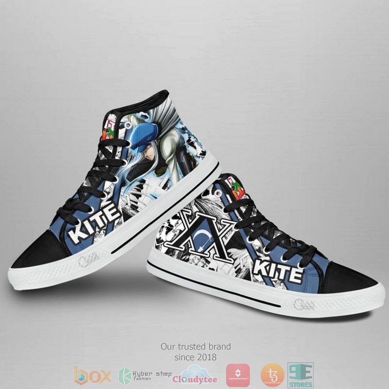 Kite Kaito Hunter X Hunter High Top Canvas Shoes 3 Kite Kaito Hunter X Hunter High Top Canvas Shoes 1 2