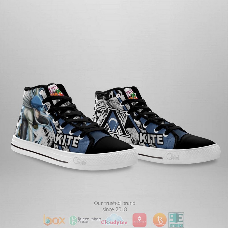 Kite Kaito Hunter X Hunter High Top Canvas Shoes 4 Kite Kaito Hunter X Hunter High Top Canvas Shoes 1 2 3