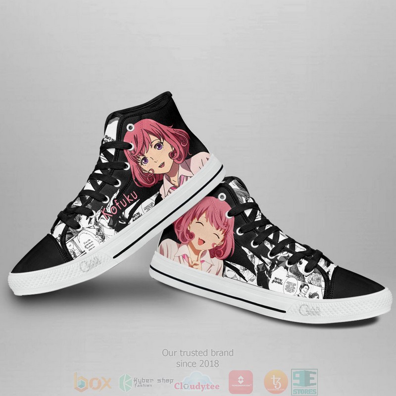 Kofuku Noragami Anime Canvas High Top Sneaker Shoes 4 Kofuku Noragami Anime Canvas High Top Shoes 1 2 3