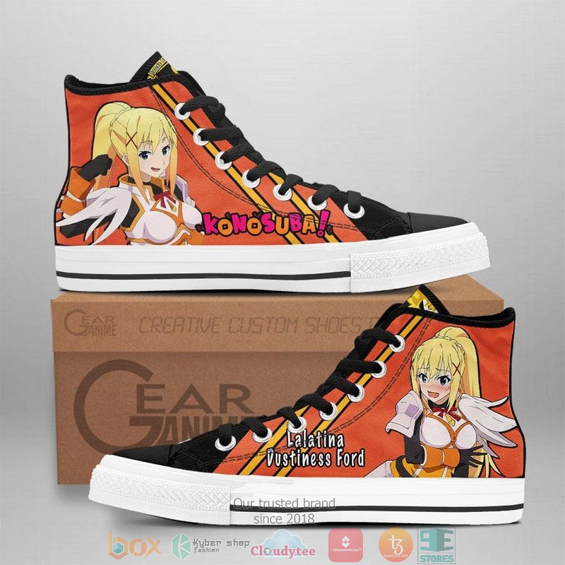 KonoSuba Lalatina Dustiness Ford Darkness High Top Canvas Shoes