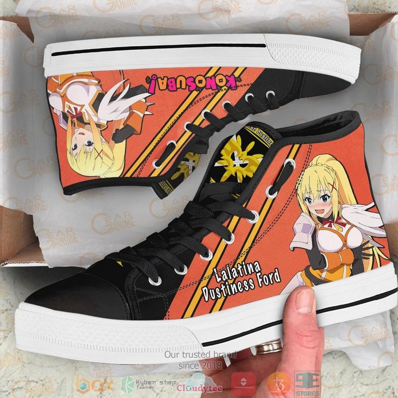 KonoSuba Lalatina Dustiness Ford Darkness High Top Canvas Shoes 1