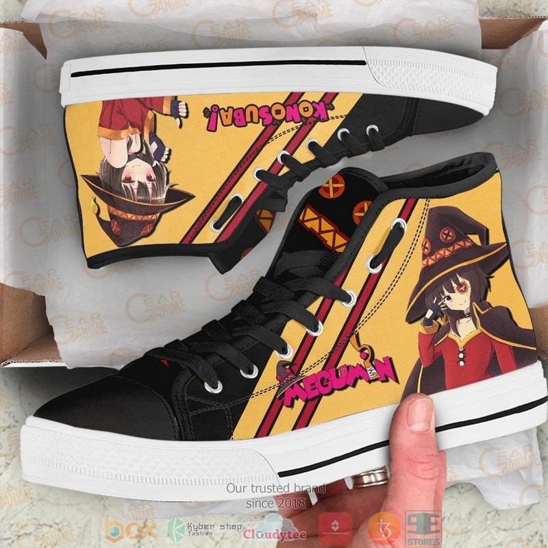 KonoSuba Megumin High Top Canvas Shoes 1