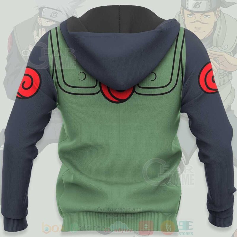 BEST Konoha Jounins Uniform Costume Leaf Village Anime 3D Hoodie, T-Shirt 7 Konoha Jounins Uniform Costume Leaf Village Anime 3D Hoodie Shirt 1 2 3 4 5 6