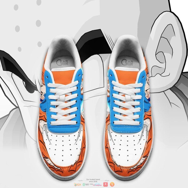 Krillin Anime Dragon Ball Nike Air Force Sneaker Shoes 4 Krillin Anime Dragon Ball Nike Air Force Shoes 1 2 3