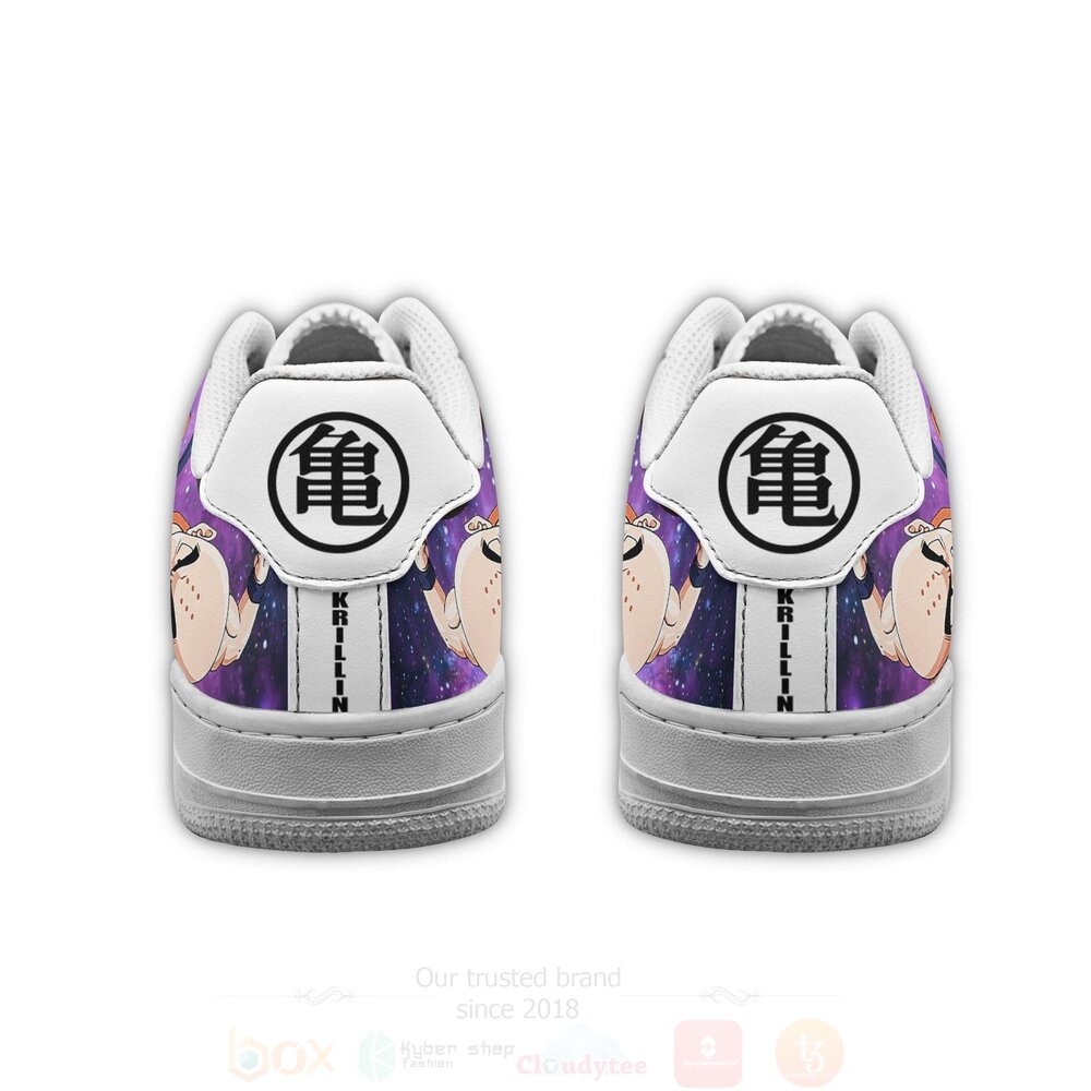 BEST Krillin Galaxy Custom Anime Dragon Ball Nike Air Force Shoes 3 Krillin Galaxy Custom Anime Dragon Ball NAF Shoes 1 2