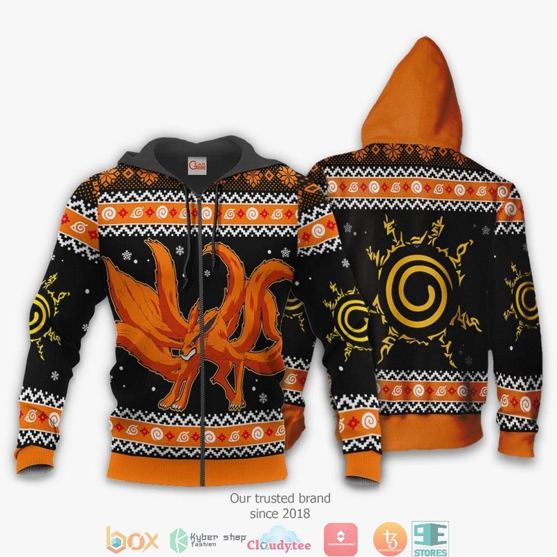 Kurama Nine Tails Anime 3d shirt hoodie 1
