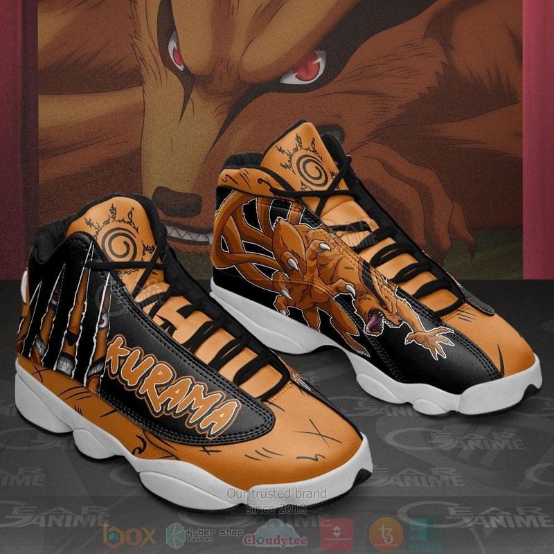 Kurama Nine Tails Anime Air Jordan 13 Sneaker Shoes 2 Kurama Nine Tails Anime Air Jordan 13 Shoes 1