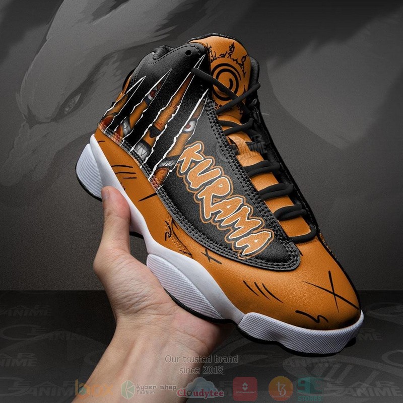 Kurama Nine Tails Anime Air Jordan 13 Sneaker Shoes 3 Kurama Nine Tails Anime Air Jordan 13 Shoes 1 2